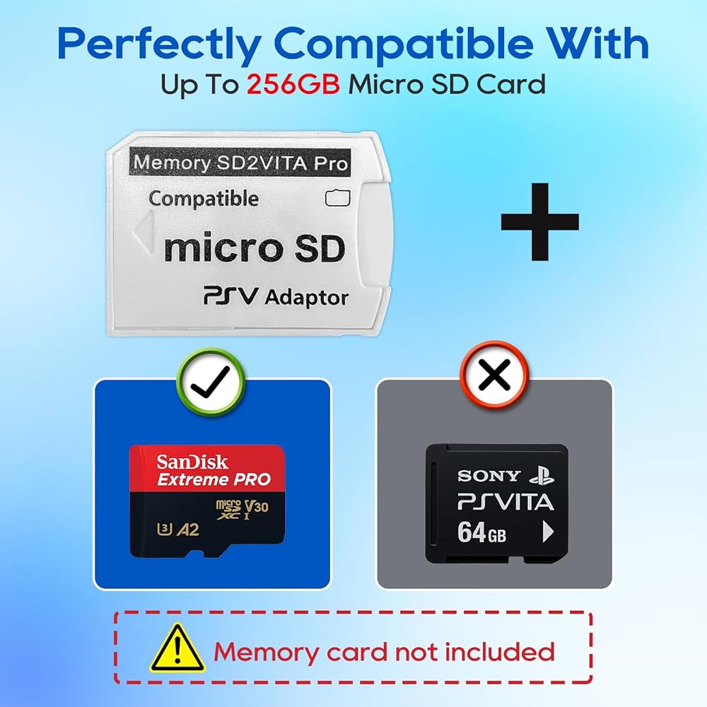 Amazon.com: UCEC 2 Pack SD2Vita Adapter, PS Vita Memory Card